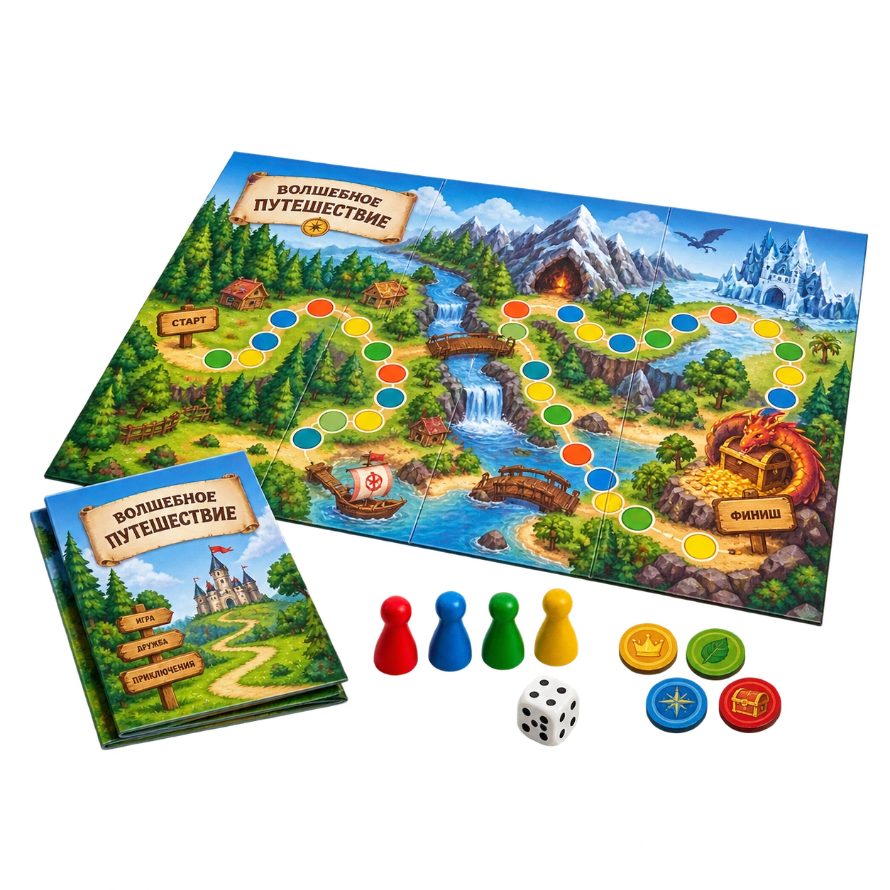 Игровые поля с биговкой и фальцовкой